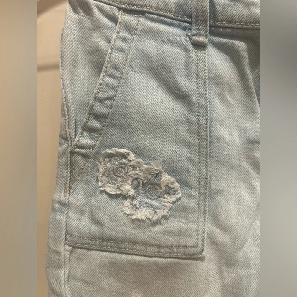 OshKosh B'gosh Light Blue Flare Jeans with Embroidery